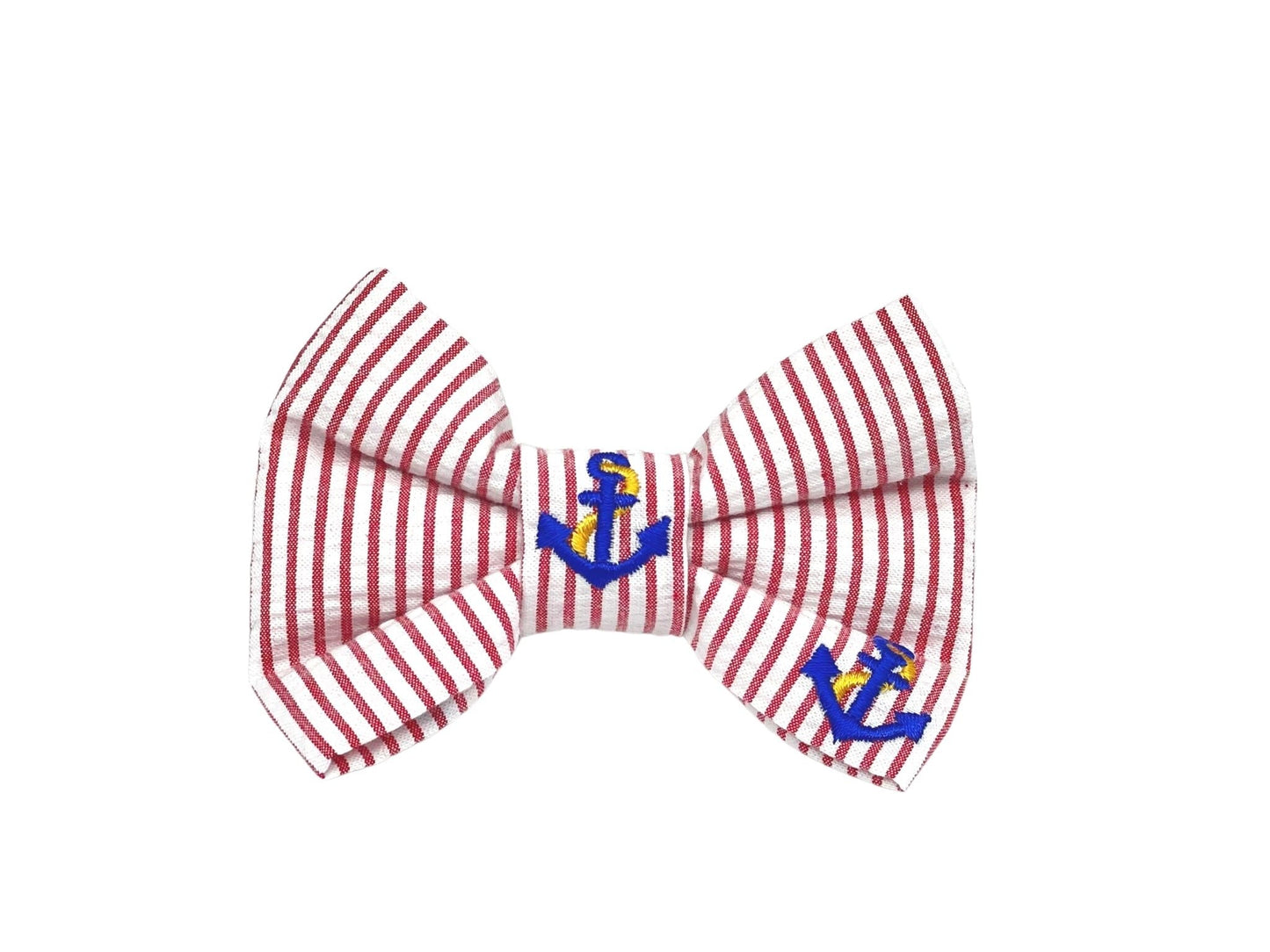 Anchors Away Seersucker Bow Tie